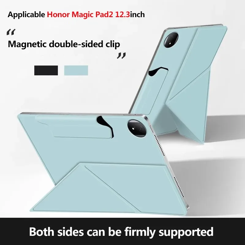 Funda protectora con soporte plegable en Y para tableta inteligente magnética para Honor MagicPad 2 de 12,3 pulgadas - imagen 2