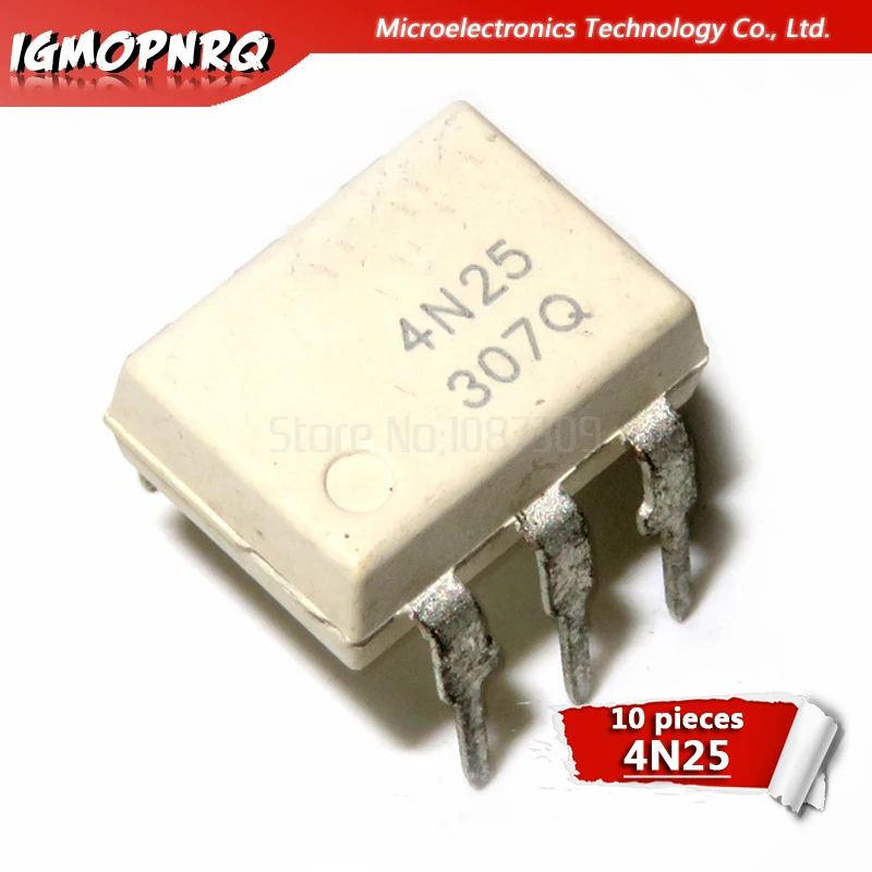 Optoacoplador fotoeléctrico, 10 piezas, 4N25, 4N26, 4N27, 4N28, 4N32, 4N33, 4N35, 4N36, 4N37, 4N38, DIP, DIP8