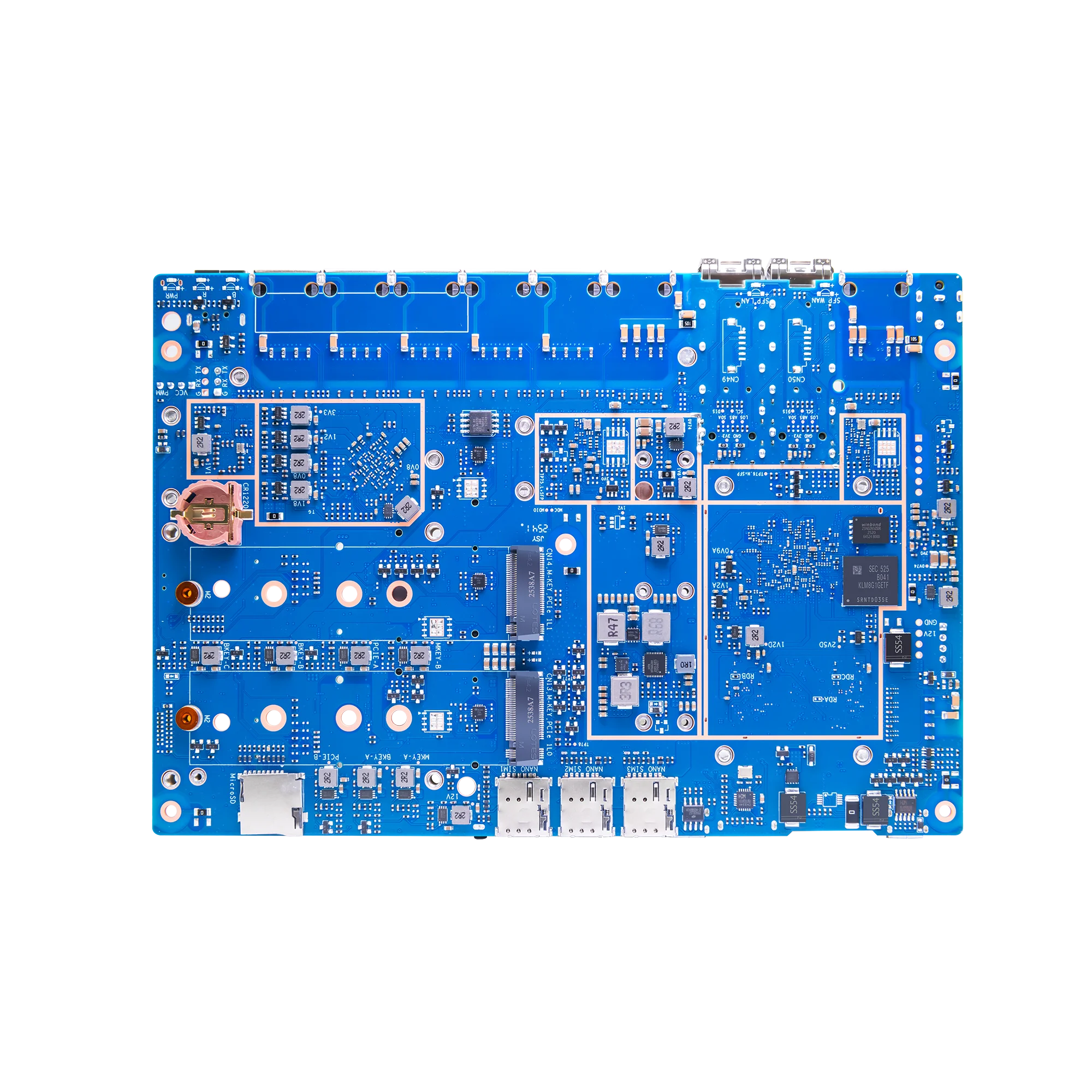 Banana Pi BPI-R4 PRO MediaTek MT7988A (Filogic 880) brazo de cuatro núcleos Corex-A7 8GB DDR4 8GB eMMC Wifi7 placa enrutadora automatización del hogar - imagen 2