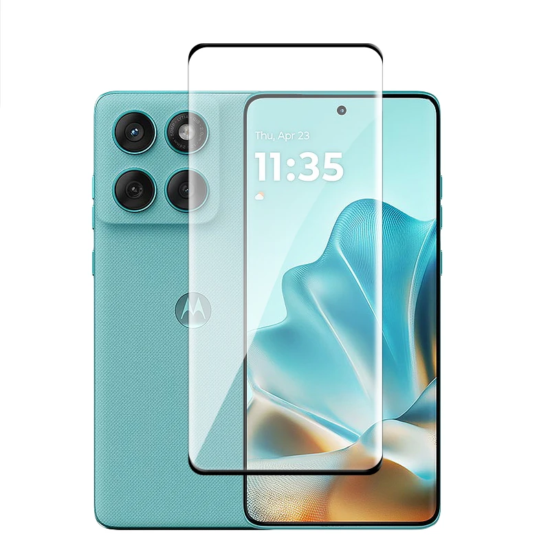 Para Motorola Edge 60s vidrio para Motorola Edge 60s vidrio templado cubierta completa Protector de pantalla curvo 3D para Moto Edge 60s película - imagen 3