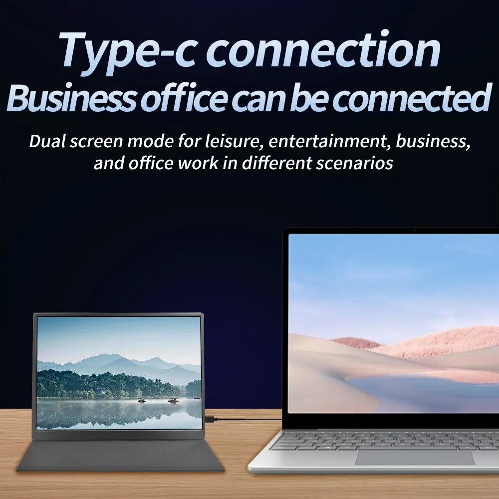 MUCAI-Monitor portátil 10,5 P de 1280 pulgadas, pantalla juego 16:10 IPS 60Hz, 100% SRGB, 420Cd/m ², PS4 Xbox para ordenador Mac/5 - imagen 5