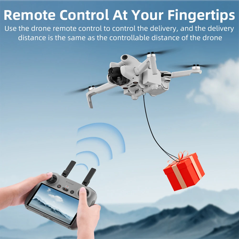 Sistema de lanzamiento de aire para Dron DJI Mini 4 Pro, dispositivo de lanzamiento de aire, sistema lanzador de lanzamiento de lanzamiento de carga útil, lanzador remoto de Dron - imagen 2