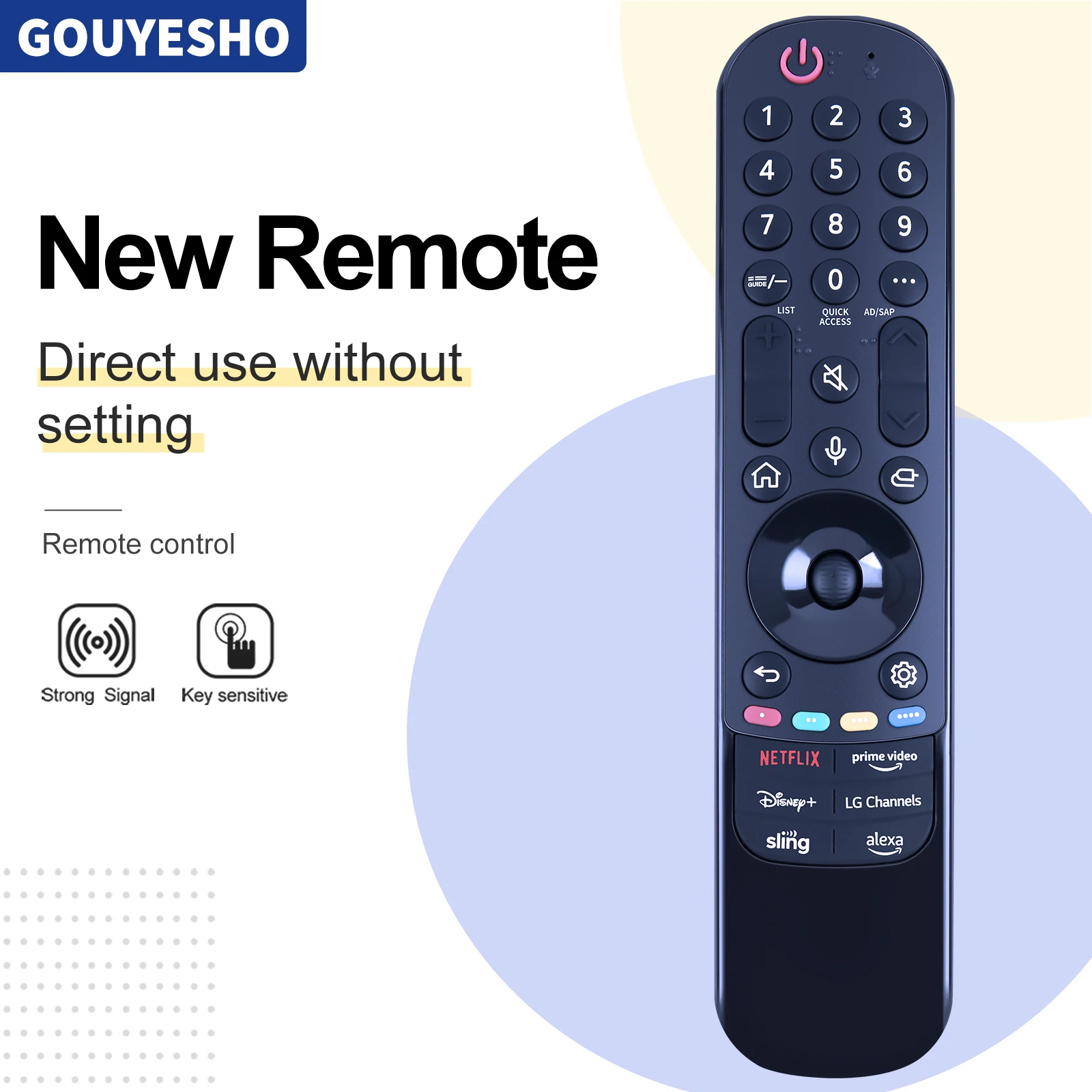 Control remoto mágico por voz para Smart TV, mando a distancia con puntero, ratón volador, MR23GA, MR23GN, AKB76043102, 2021-2023
