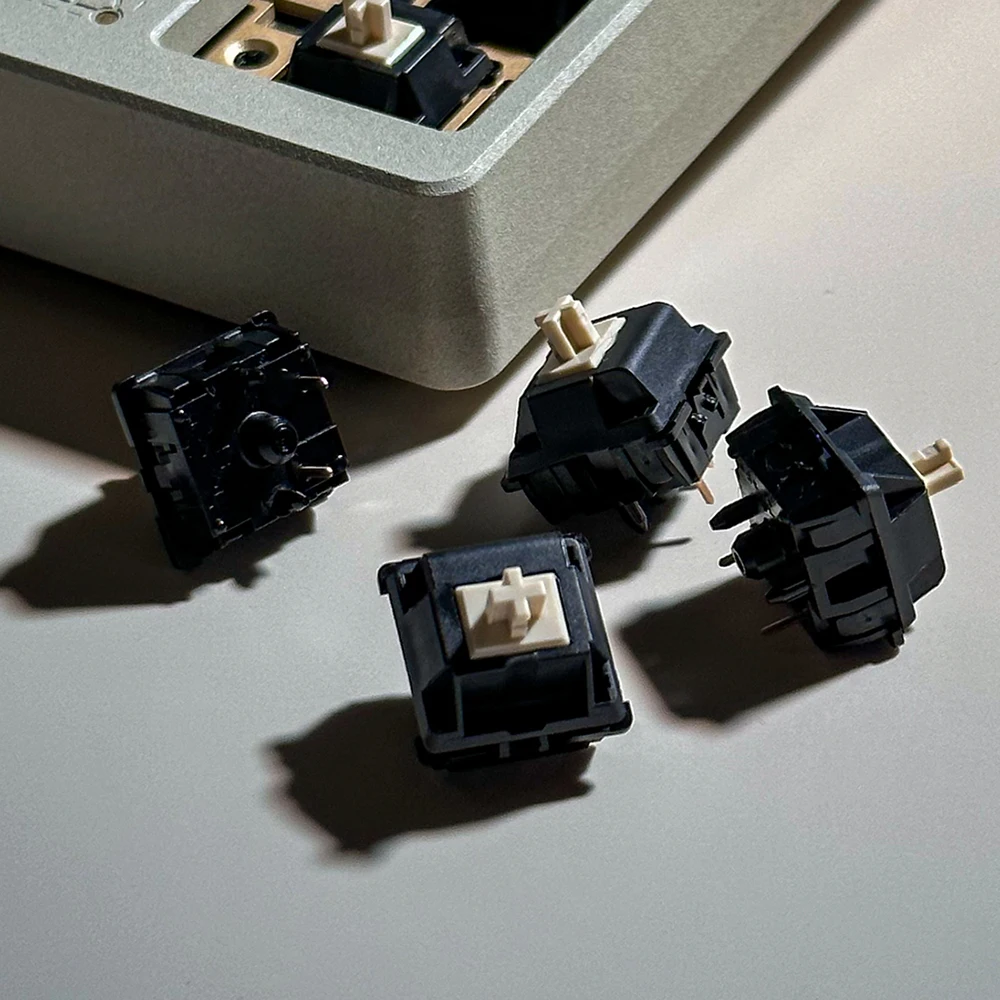 Keyverse WangYun interruptor lineal Wang Yun, Teclado mecánico para juegos, fábrica Lubed PA66, polímero POM como interruptor BCP, 55g