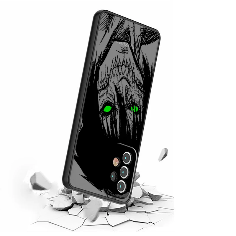 Attack On Titan Cool Comic Art translúcido esmerilado para Samsung Note 20, A35, A03, A54, A31, A22, A34, A14, A24, A04, A55, 5G suave - imagen 3