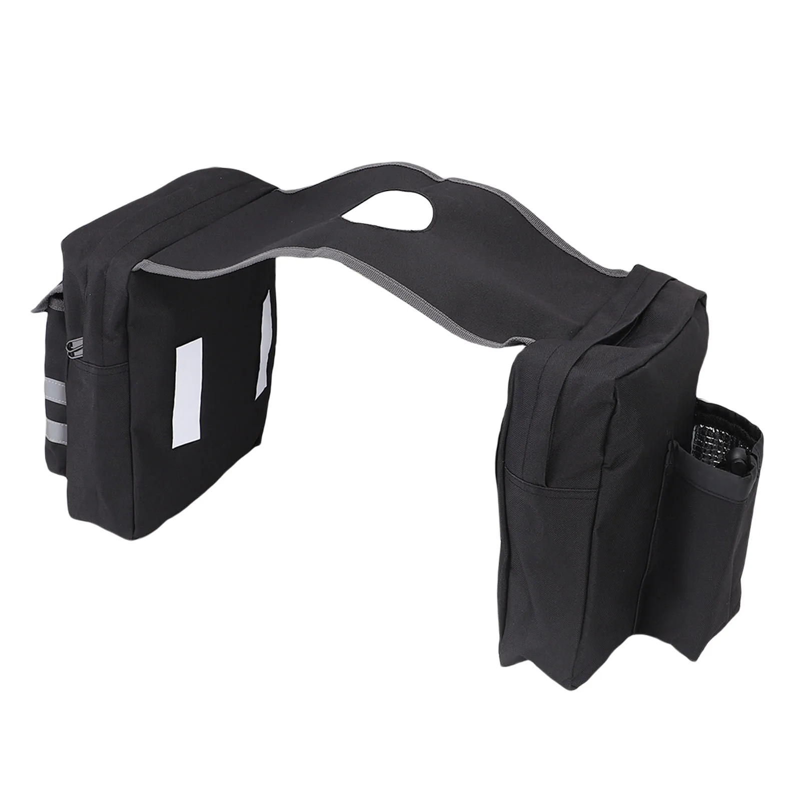 Bolsa de sillín ATV de tela Oxford 600D, bolsa de sillín de almacenamiento multifuncional de gran capacidad para motocicleta, bolsa de sillín de almacenamiento para motocicleta