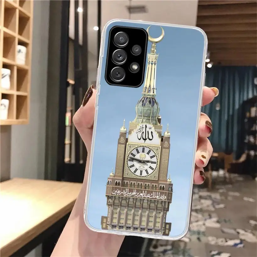 Funda de teléfono de silicona con mezquita musulmana islámica para Samsung Galaxy A52 A51 A50S A42 A32 A22 A12 A02S A30S A20S A10S A41 A31 A21S A40 A30 - imagen 4