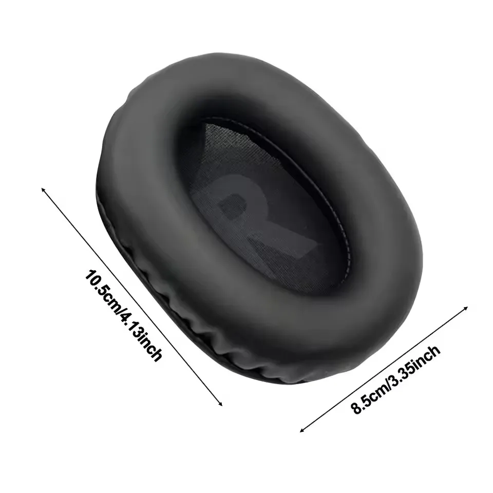 Almohadillas de repuesto para auriculares Logitech G Pro X / GPRO, orejeras de cuero, cubierta para los oídos, almohadillas para los oídos de espuma, 1 par - imagen 2