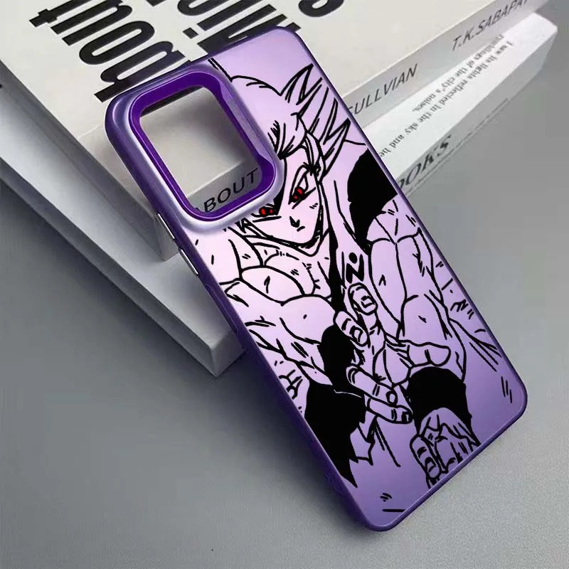 Cool d-dragon Ball Anime funda para Xiaomi Poco X3 X5 X6 F5 F6 M6 Pro GT NFC Pro colorida funda de teléfono plateada - imagen 4