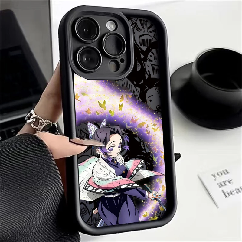 Funda de Anime cómico Demon Slayers para Xiaomi Redmi Note 14 13 12 Pro 4G 5G Plus 14C 13C 12C Redmi 12 13 A5 funda de silicona Ful - imagen 3