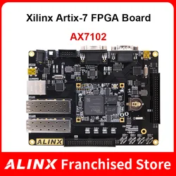 ALINX AX7102: XILINX Artix-7 XC7A100T Placa de desarrollo FPGA A7 SoMs SFP Gigabit Ethernet VGA Placa de evaluación