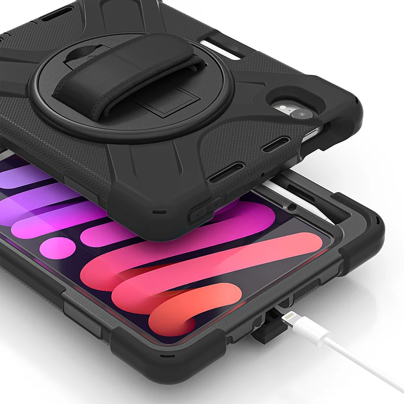 HUWEI para iPad Mini 7 funda A17 Pro 2024 iPad Mini 7 a/6 a generación funda para tableta para niños fundas resistentes a prueba de golpes - imagen 5