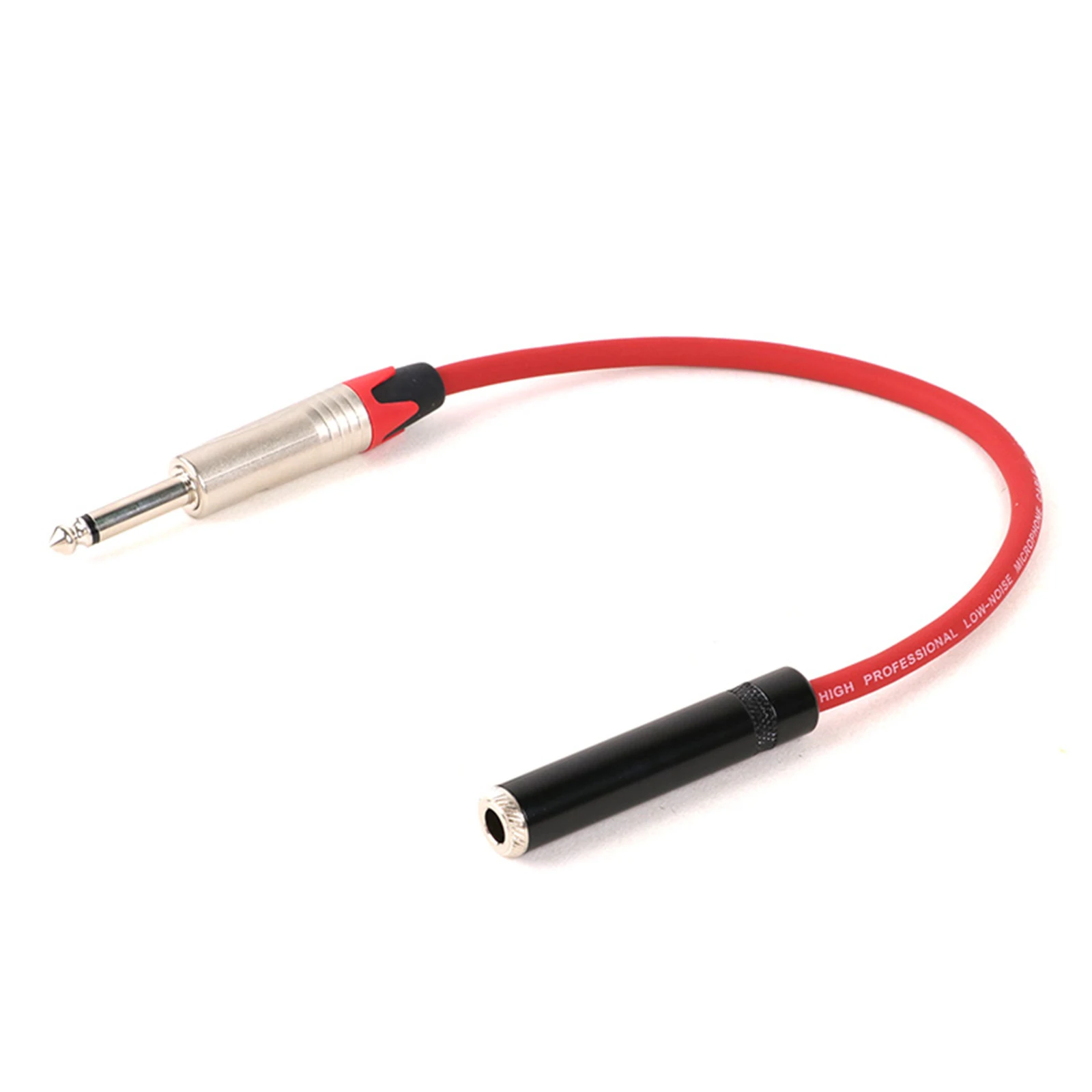 Cable de 1/4 pulgadas a 1/4 pulgadas, Mono macho de 6,35mm a estéreo hembra de 6,35mm, Cable no equilibrado para guitarra, altavoz y amplificador, 1 unidad - imagen 5