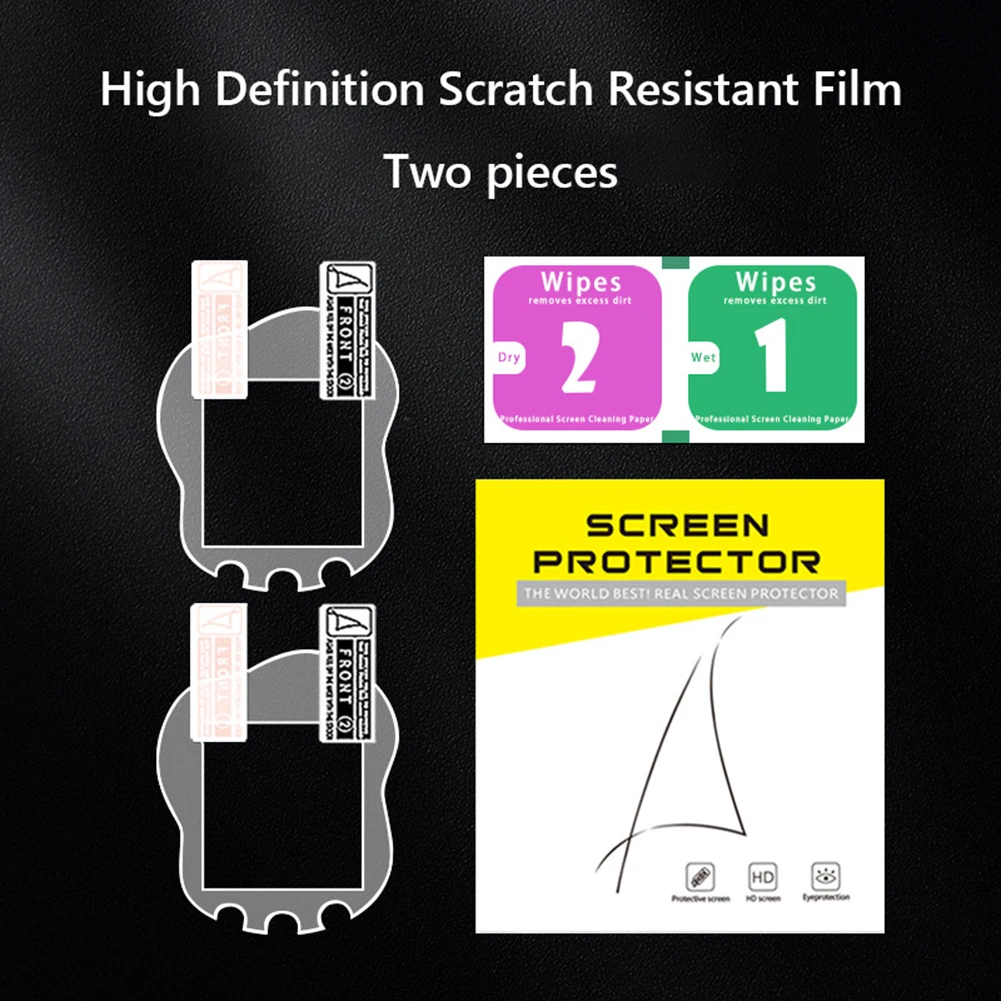 Protector de pantalla para consola de juegos, película antihuellas dactilares HD para Tamagotchi Uni Band, accesorios para mascotas, 2 piezas - imagen 3