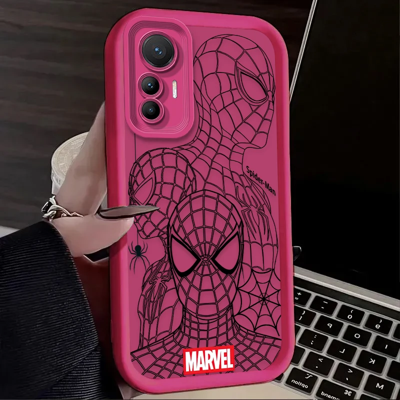 Funda Hero Iron Spider Man para Xiaomi Poco X7 X6 X5 X3 NFC F7 F6 F5 F3 M7 M6 Pro 4G 5G Mi 12 11 Lite NE 5G 13T 12T 11T 14T Pro - imagen 4