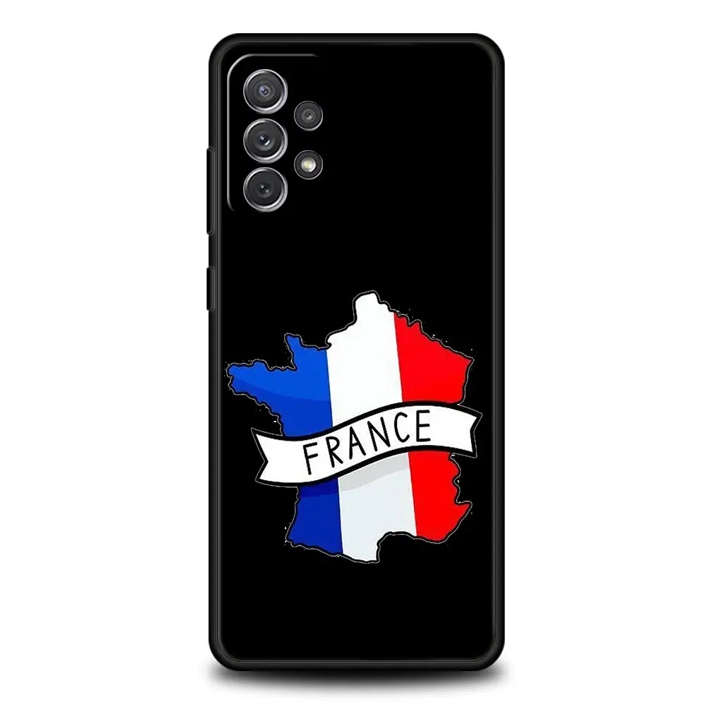 Funda de teléfono con bandera de Francia para Samsung A51 A71 A21S A17 A11 A15 A25 A31 A41 A23 A33 A53 A73 A07 A03S A05S A13 A35 A55 5G - imagen 3