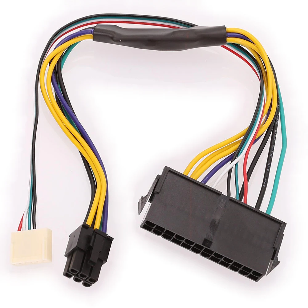 Cable de alimentación de 24 pines a 6 pines, Cable ATX, divisor PSU para HP Elite Z230 Z220 SFF, convertidor de Cable de alimentación, Mini adaptador de línea extensible de 6 pines - imagen 3