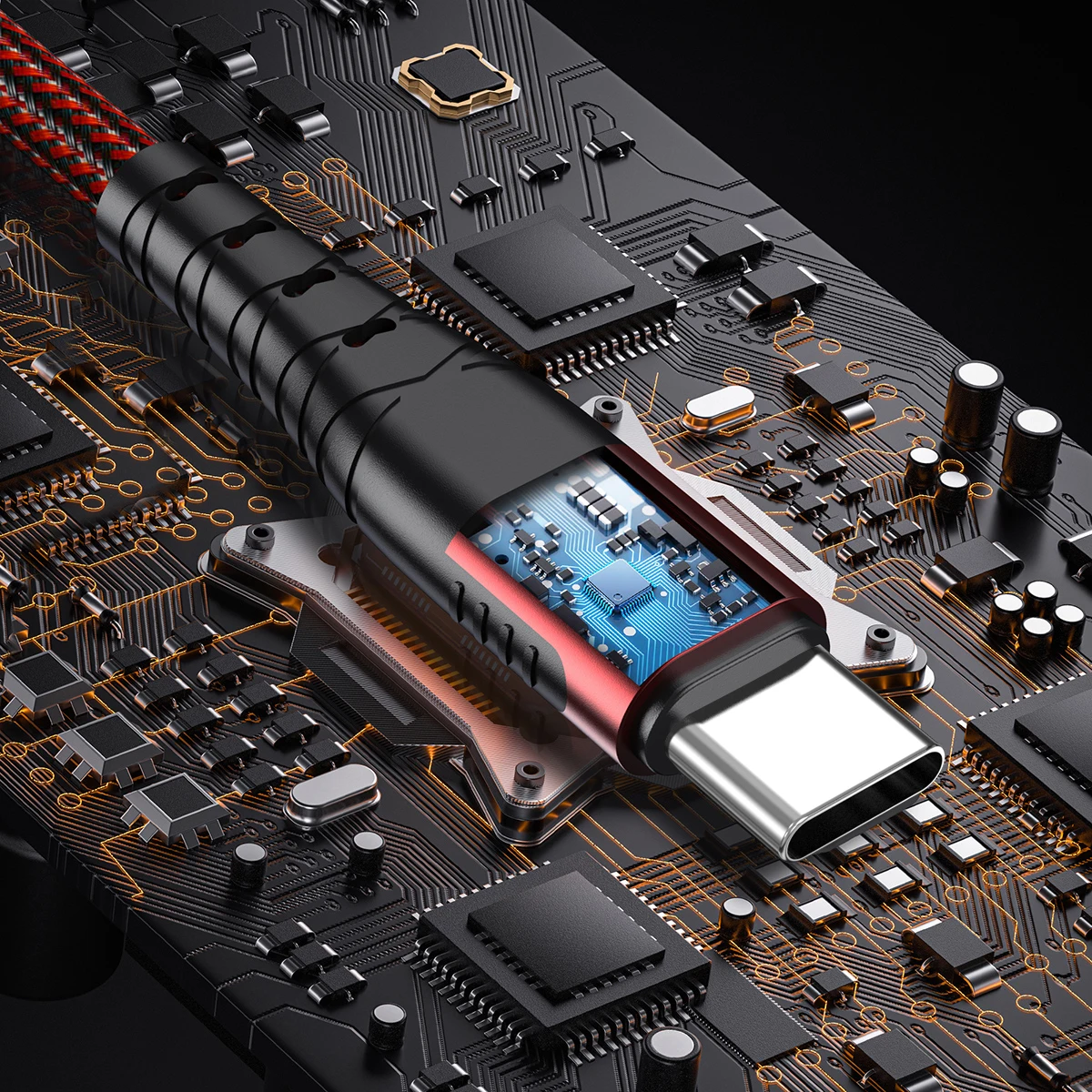 PD 60W USB C a tipo C Cable de carga súper rápida Cable cargador de teléfono para Samsung Xiaomi Huawei Oneplus POCO OPPO Cable de datos - imagen 5