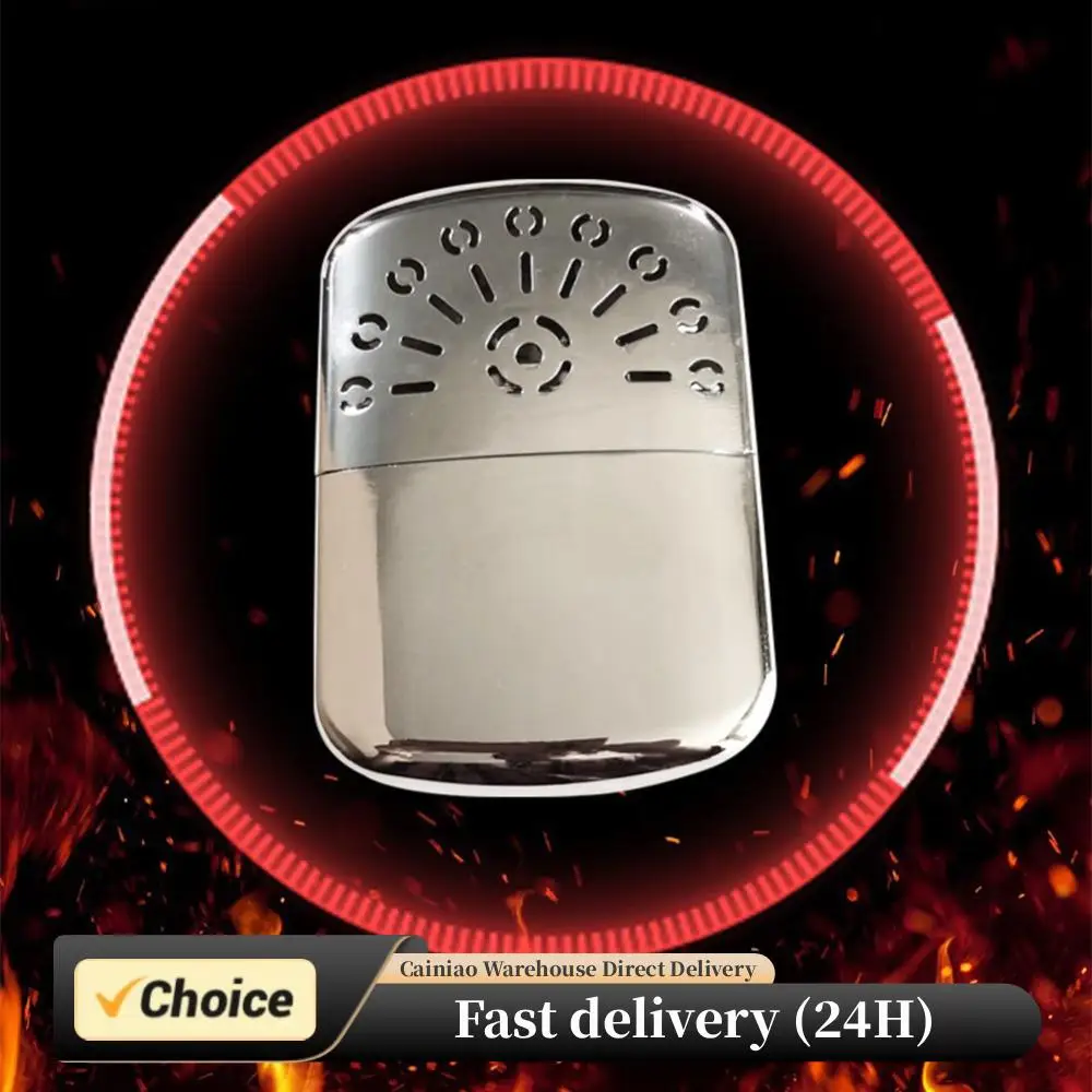 Calentador de manos reutilizable, calentador catalítico de combustible portátil, calentador de invierno de bolsillo de aleación de Metal para el hogar, oficina, Camping al aire libre, pesca