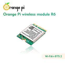 WiFi 6 Orange Pi R6 con Bluetooth 5.2 – Doble Banda M.2 E-Key