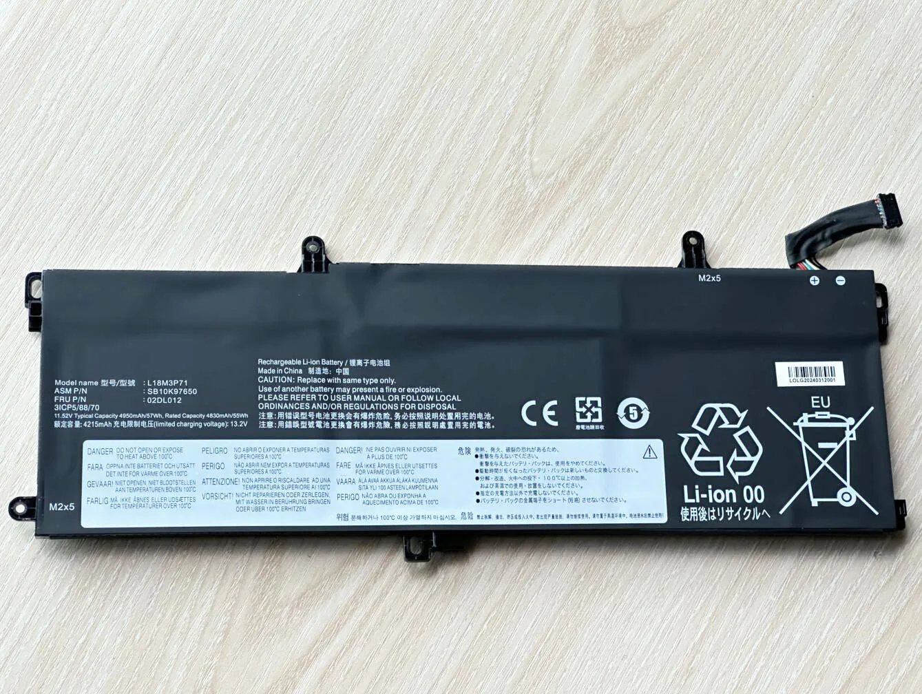 SeagullStar L18M3P71 L18L3P71 SB10K97650 02DL012 batería para Lenovo ThinkPad T15 T590 P53S P15S - imagen 2