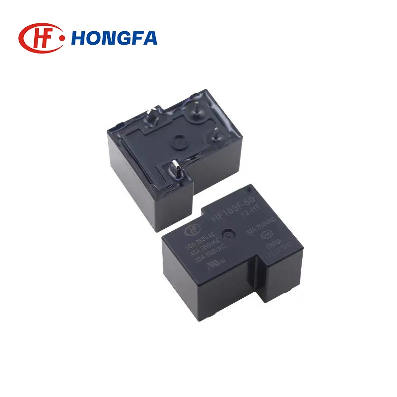 1 Uds HONGFA serie T90 relé HF165F-50/5/12/24/48-HT 4Pin 50A relé de potencia para sistemas de Control eléctrico 5V 12V 24V 48V - imagen 3