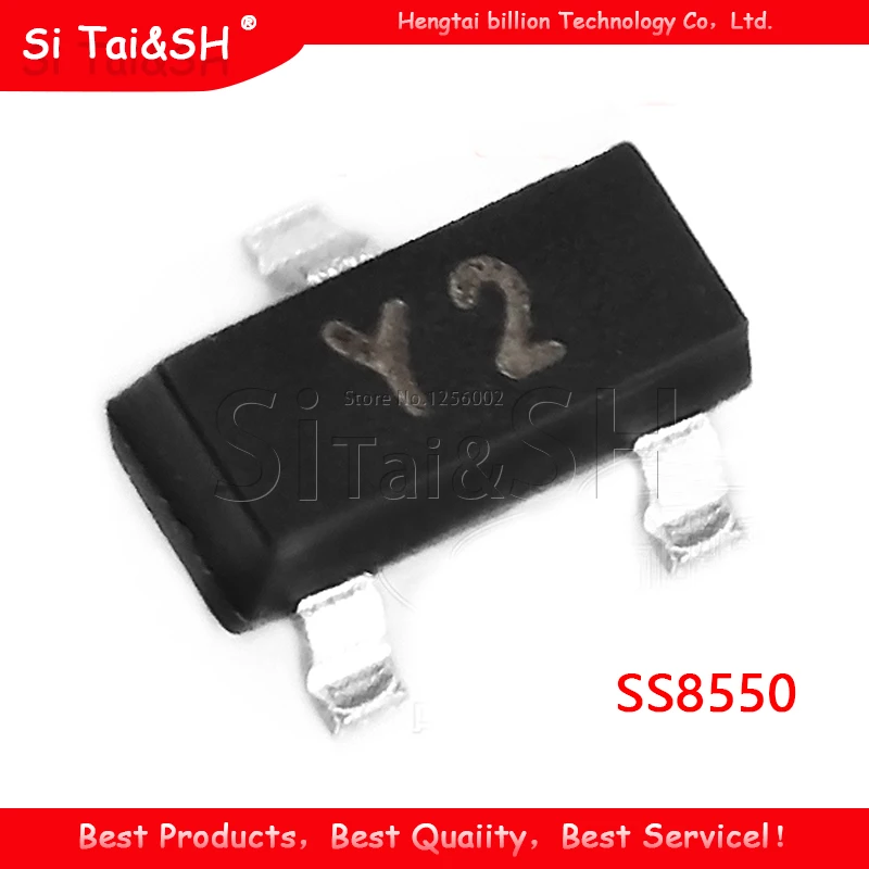 Transistor SMD, 50 piezas, S8050, J3Y, S8550, 2TY, SS8050, Y1, SS8550, Y2, SOT23 - imagen 2