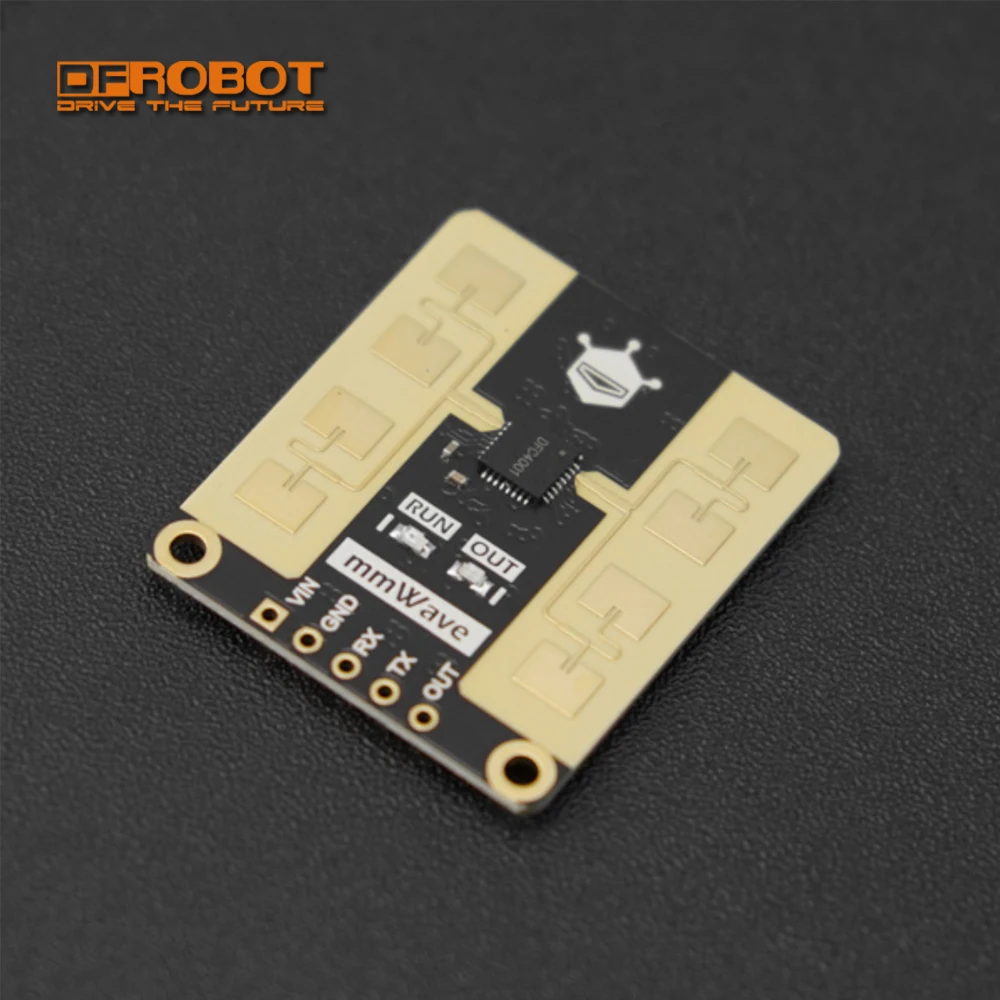 DFRobot mmWave C4001 24GHz Sensor de detección de velocidad de distancia de presencia humana 25 metros UART para seguimiento de monitoreo en tiempo Real