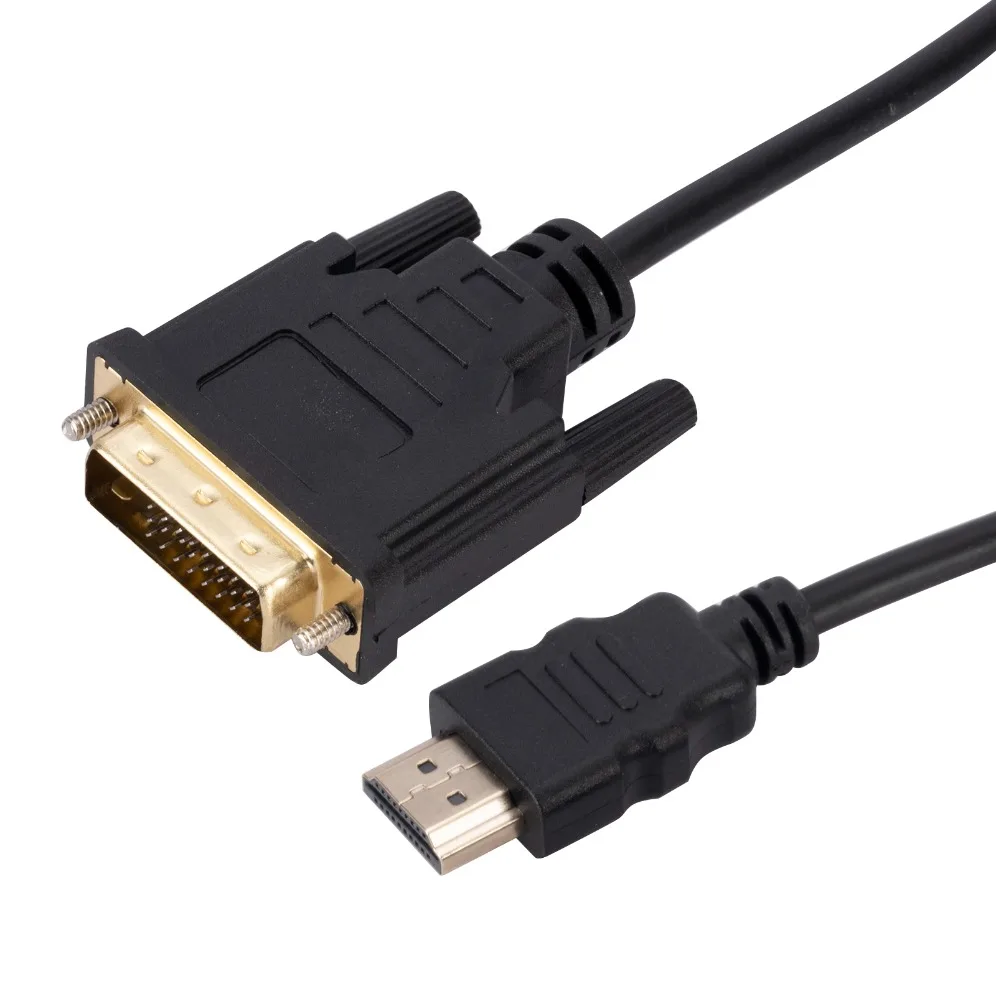 Cable adaptador HDMI bidireccional compatible con DVI, 4K, macho, 24 + 1 DVI-D a macho, Cable HDMI de alta velocidad para PS4/3, TV BOX, DVD, XBOX - imagen 5