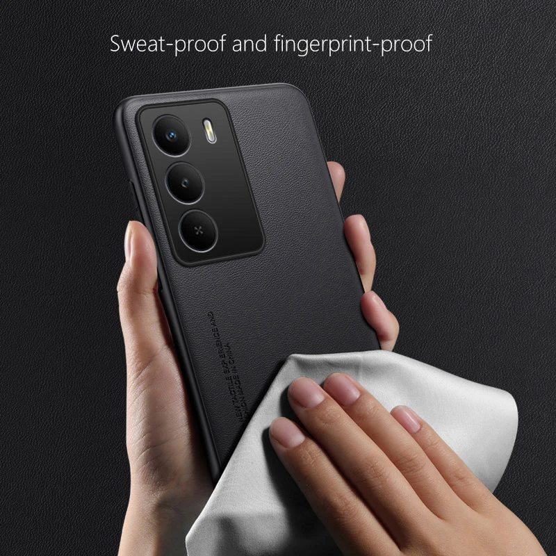 Funda de cuero para Oppo Realme 14x 5G Global fibra de carbono protección de silicona dura a prueba de golpes funda de teléfono OppoRealme14x RMX5020 - imagen 5