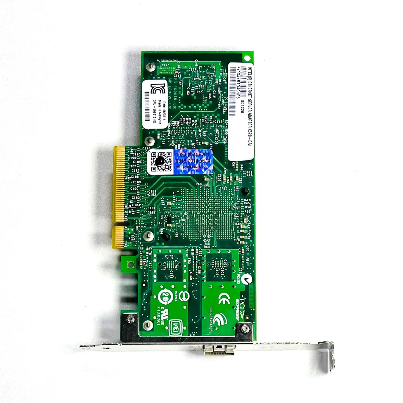 X520-DA1 10G PCIe X8 10 Gigabit tarjeta LAN adaptador de fibra de red de puerto único SFP + X520-DA1 para interfaz RJ45 de servidor - imagen 4