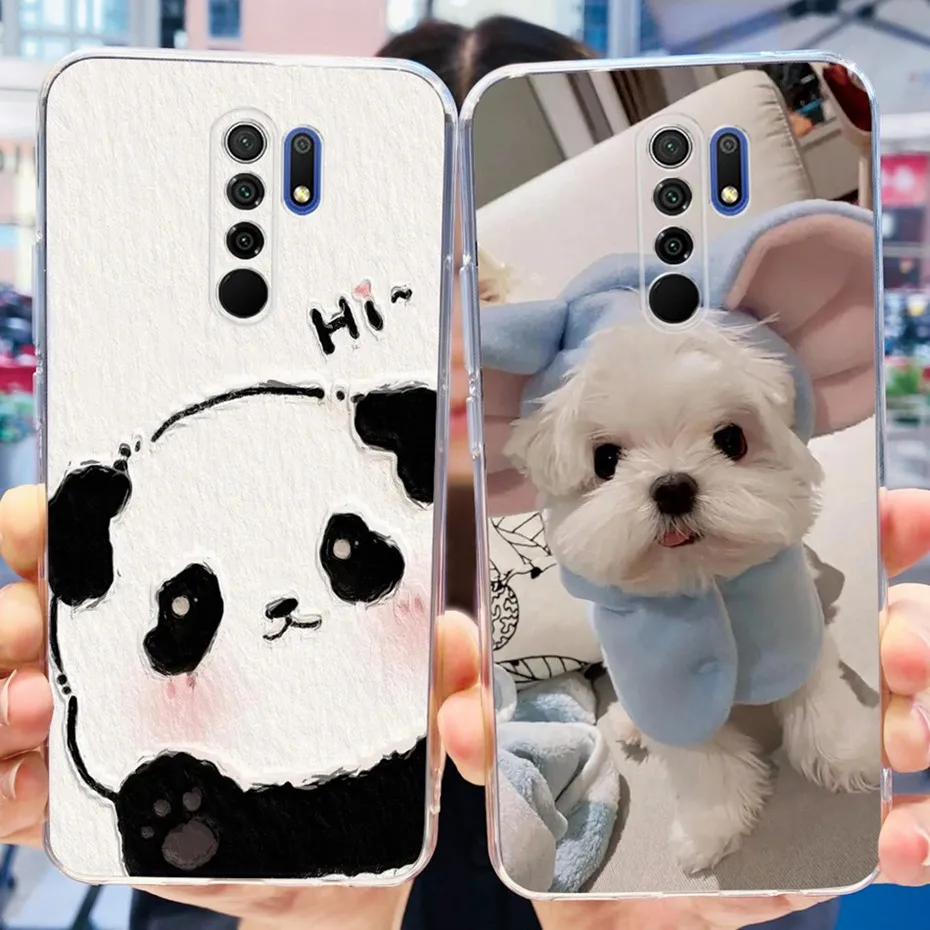 Funda pintada para Xiaomi Redmi 9, carcasa trasera de TPU de silicona suave para Redmi 9 Prime, Redmi9 (China) - imagen 3