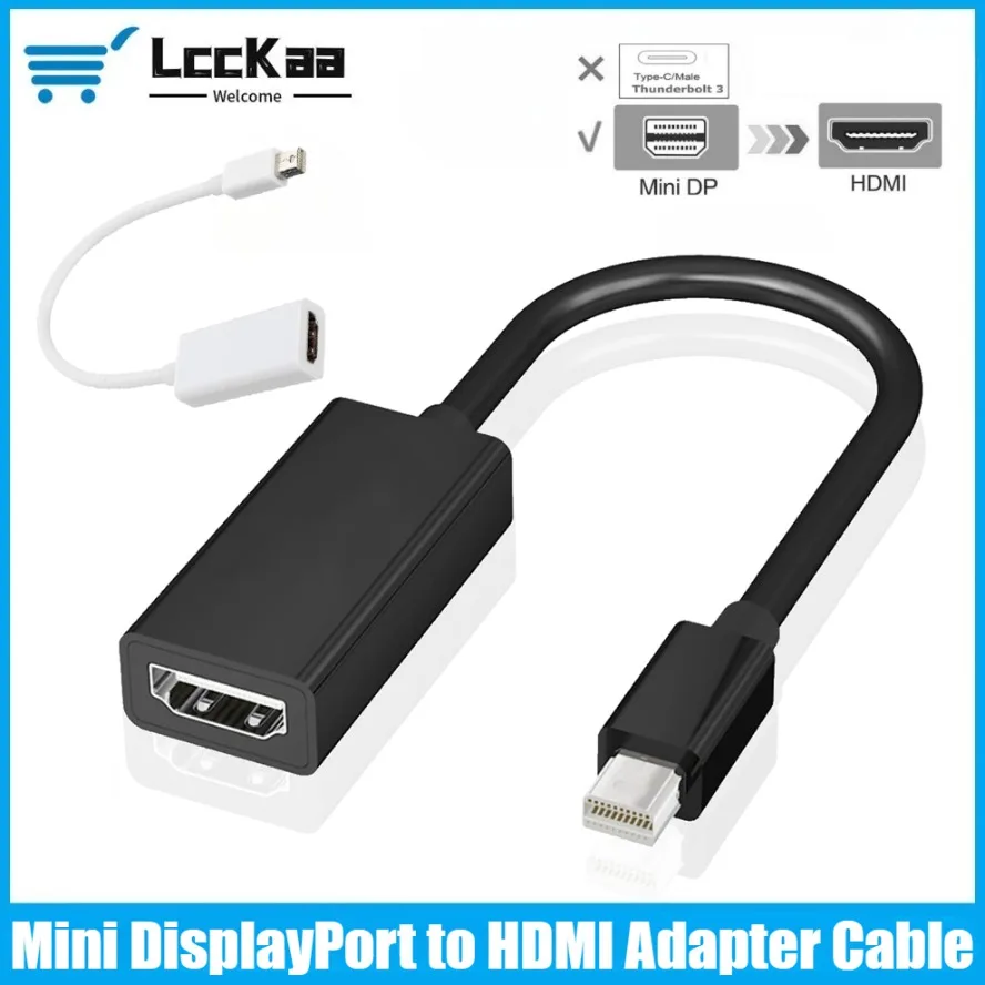 Adaptador de Cable Mini DP a HDMI, 4k, 1080p, para Macbook Air Thunderbolt 2, Displayport a Tv, Monitor, proyector
