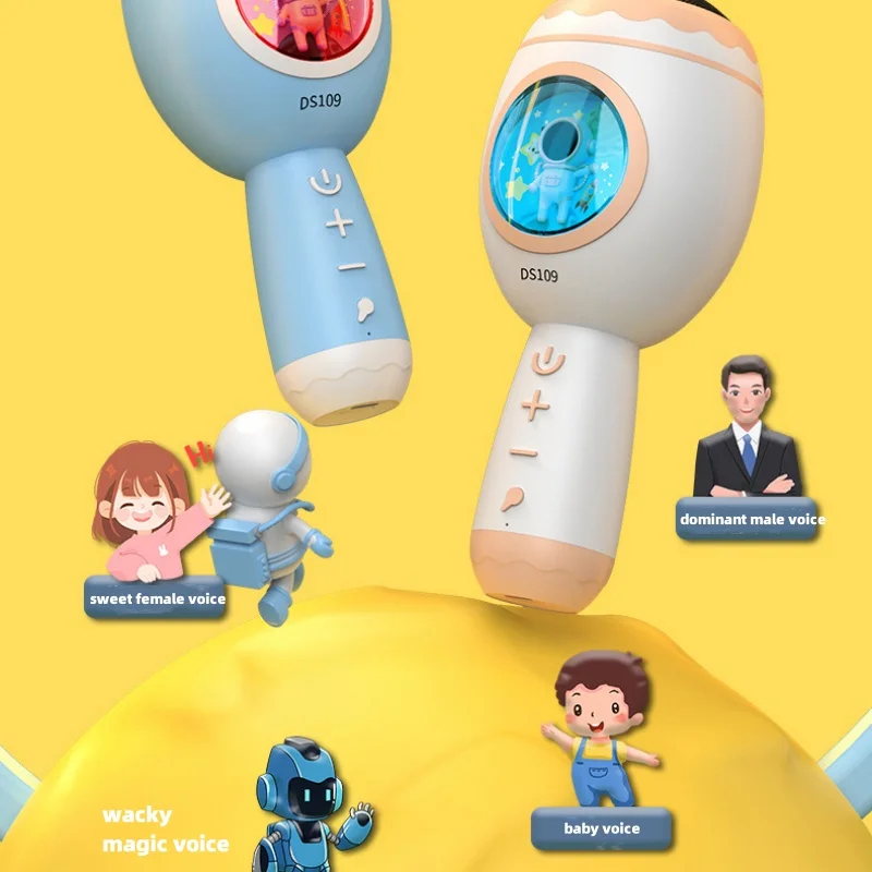 New Wireless Bluetooth Microphone Cartoon Children Karaoke Microphone Creative High Quality Home Karaoke Speaker One Gift - imagen 4