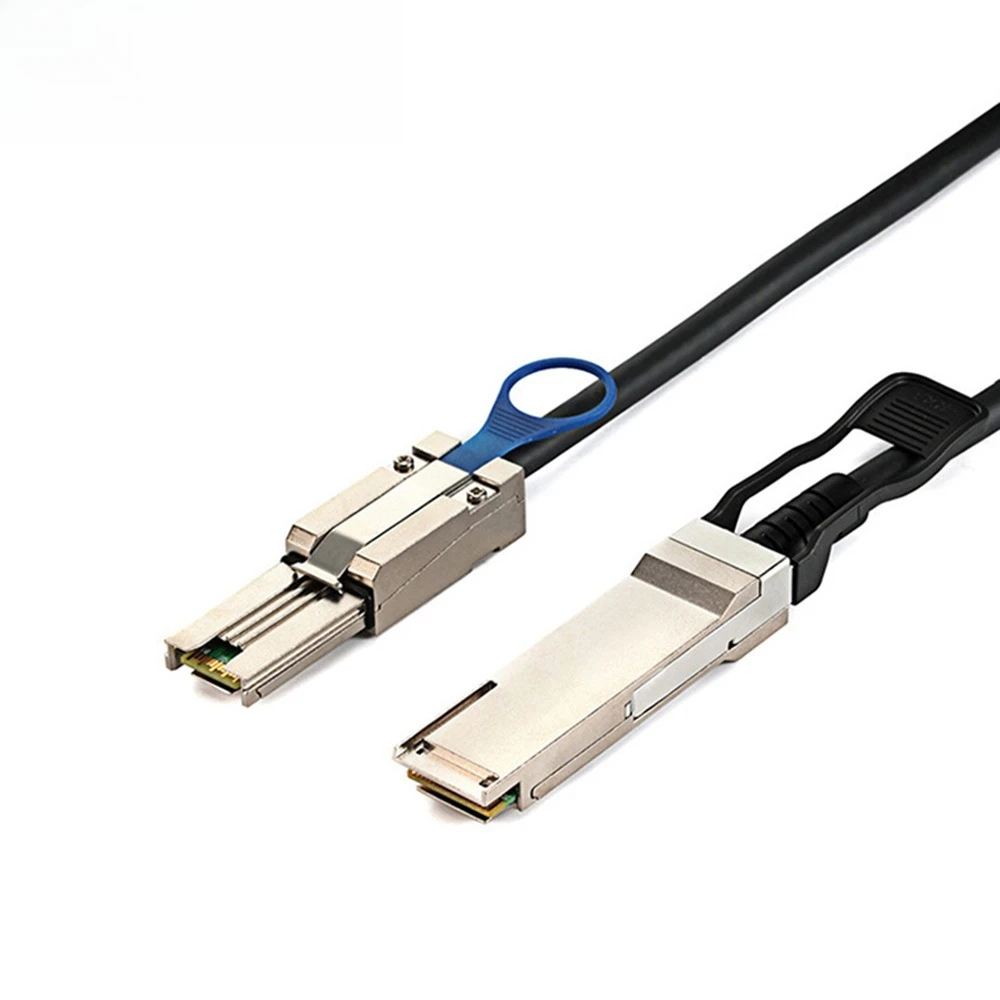 QSFP SFF-8436 a Mini SAS HD SFF-8088 para DS4243 DS4246 Longitud opcional 0,5 M 1 M 2 M 3 M - imagen 5