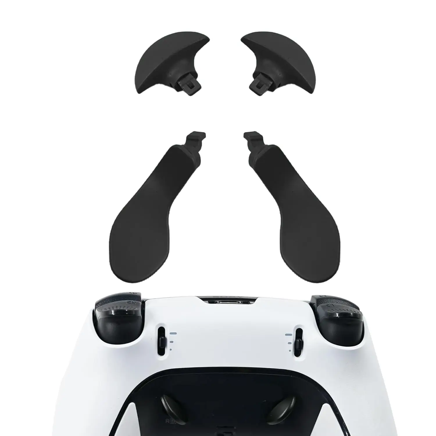 Paletas traseras de metal para controlador PS5 Edge, 4 piezas de repuesto de botones traseros, accesorios para cables de juego PS5 Dual Sense Edge - imagen 5