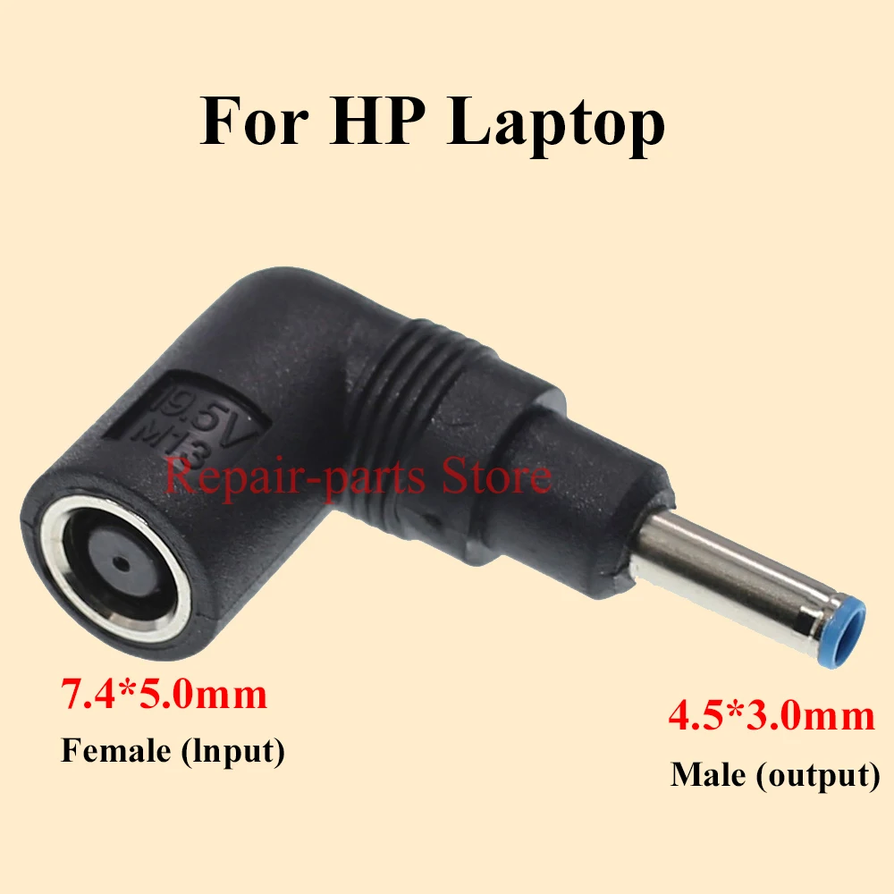 Enchufe adaptador de corriente CC para HP Dell DC Jack 7,4*5,0mm hembra a 4,5*3,0mm macho con convertidor de pines para ordenador portátil - imagen 3