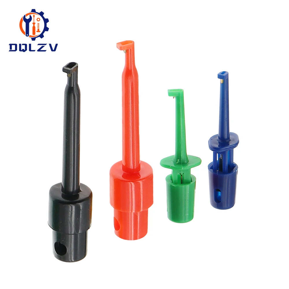 Mini sonda de prueba de gancho de prueba individual grande para prueba electrónica IC Grabber Clip de prueba de gancho de cocodrilo redondo de tamaño pequeño - imagen 4