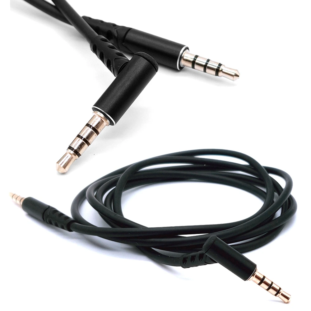 Cable de Audio Jack de 3,5mm chapado en oro, enchufe de 3,5mm a enchufe de 3,5mm, Cable auxiliar para auriculares de coche, Cable auxiliar para altavoz - imagen 2