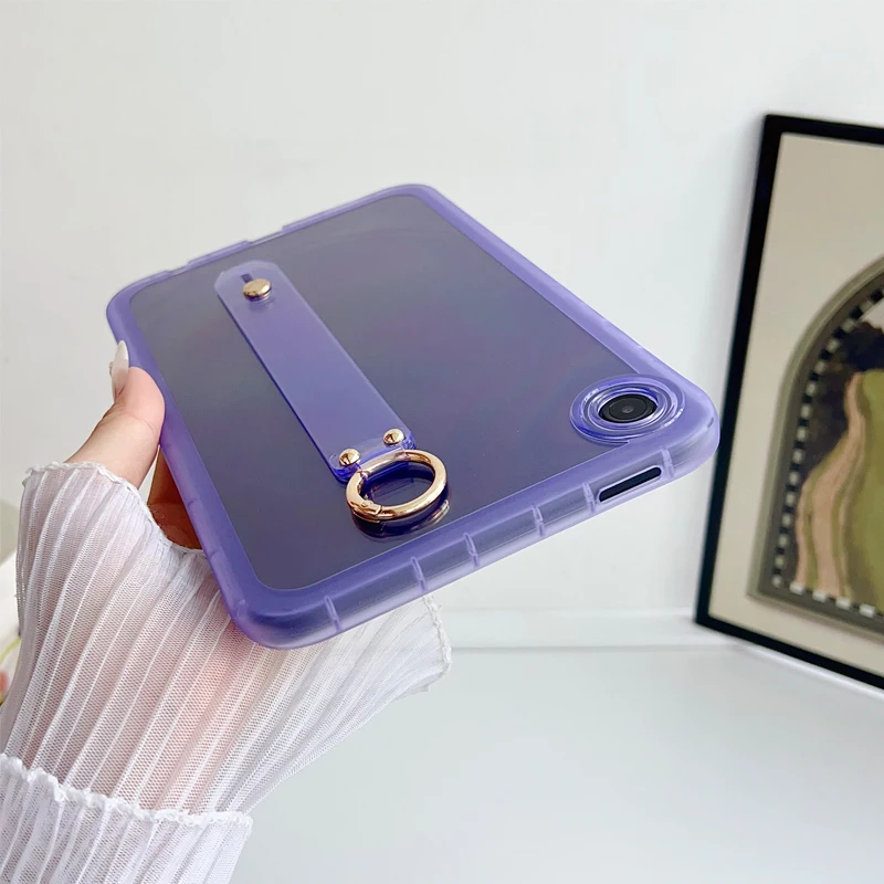 Funda para Samsung Galaxy Tab S10 lite S11 S9 FE 10,9 S6 10,4 funda para tableta samsung galaxy Tab A9 + plus 11 s7 s8 11 8,7 A8 10,5 A7 soporte para correa de mano funda - imagen 4