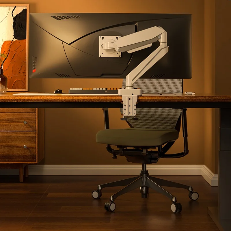 Soporte de brazo de Monitor HILLPORT G9 para pantalla de 17 "-49" 2-20 kg (4,4-44 lbs) soporte de montaje en mesa de escritorio soporte de pantalla 360 ° Ajuste M9 - imagen 5