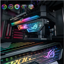 ASUS ROG Herculx – Soporte VGA con Aura Sync para RTX 3060-3090
