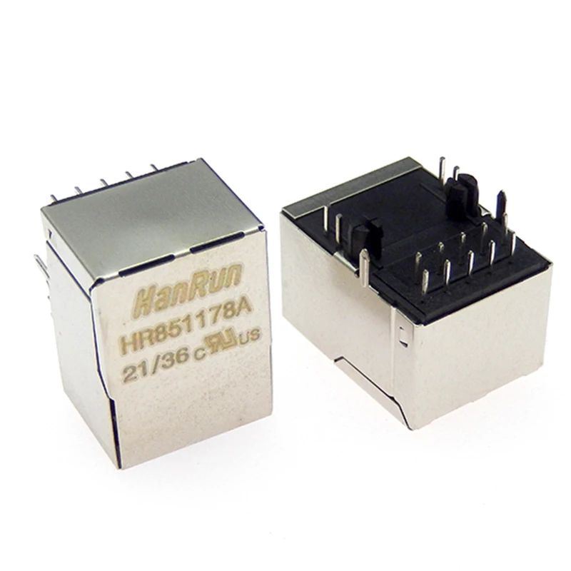 H.R. 851178 Un conector de red RJ45 de filtro 851178 Un transformador - imagen 4