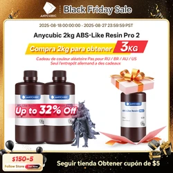 Anycubic ABS Pro 2, resina para impresora 3D LCD de 405 nm