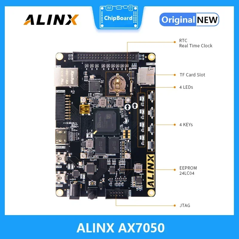 ALINX AX7050: XILINX Spartan-7 XC7S50 VIVADO Placa FPGA