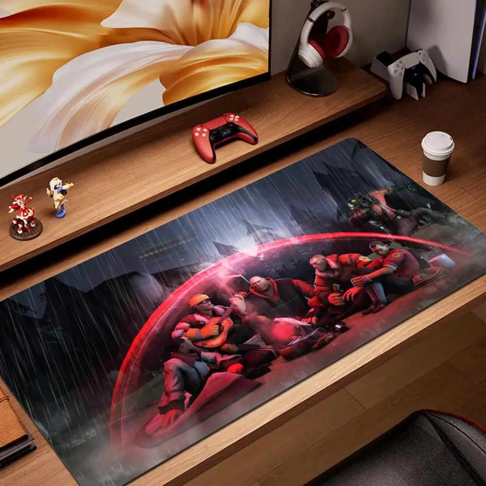 Alfombrilla de ratón de Anime Xxl, teclado de jugador Varmilo Team Fortress 2, alfombrilla de escritorio, alfombra para videojuegos, portátil, Pc, alfombrilla completa para jugador, teclados