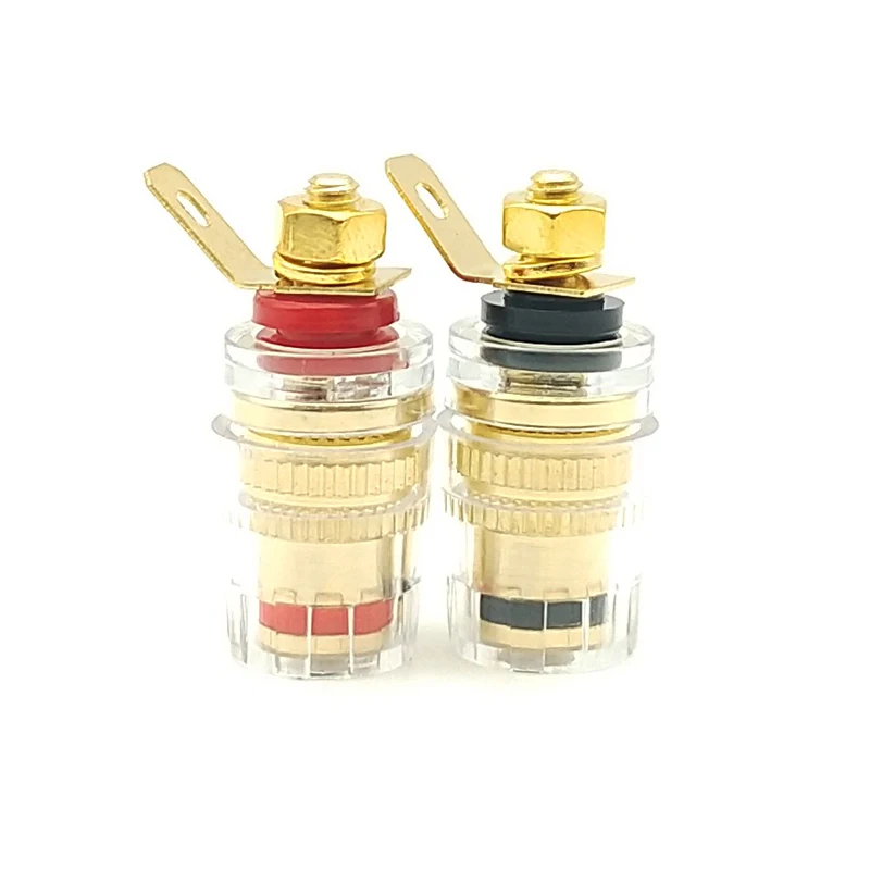 1PCS Speaker Terminal Binding Post 4mm Banana Plug Socket Low Frequency Amplifier Connector for Loudspeakers ﻿ - imagen 4