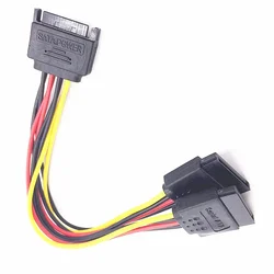 Cable SATA II alimentación macho a conector hembra – Alta calidad