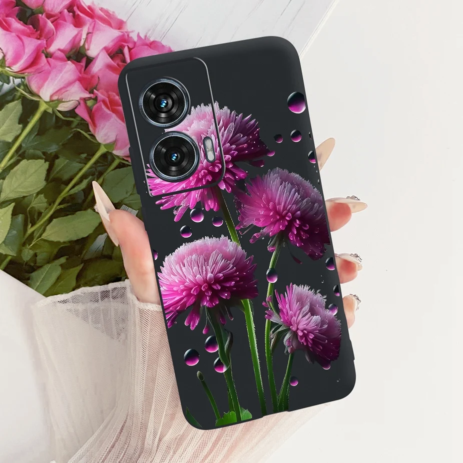 Para Motorola Edge 50 Fusion funda XT2429-1 elegante mariposa pintado funda suave TPU funda de teléfono para Motorola G96 G 96 MotoG96 bolsas - imagen 3