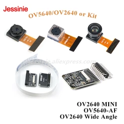 OV2640 Mini/gran angular OV5640-AF CMOS 2/5 megapíxeles con kit de placa de vigilancia de reconocimiento de escaneo y enfoque automático